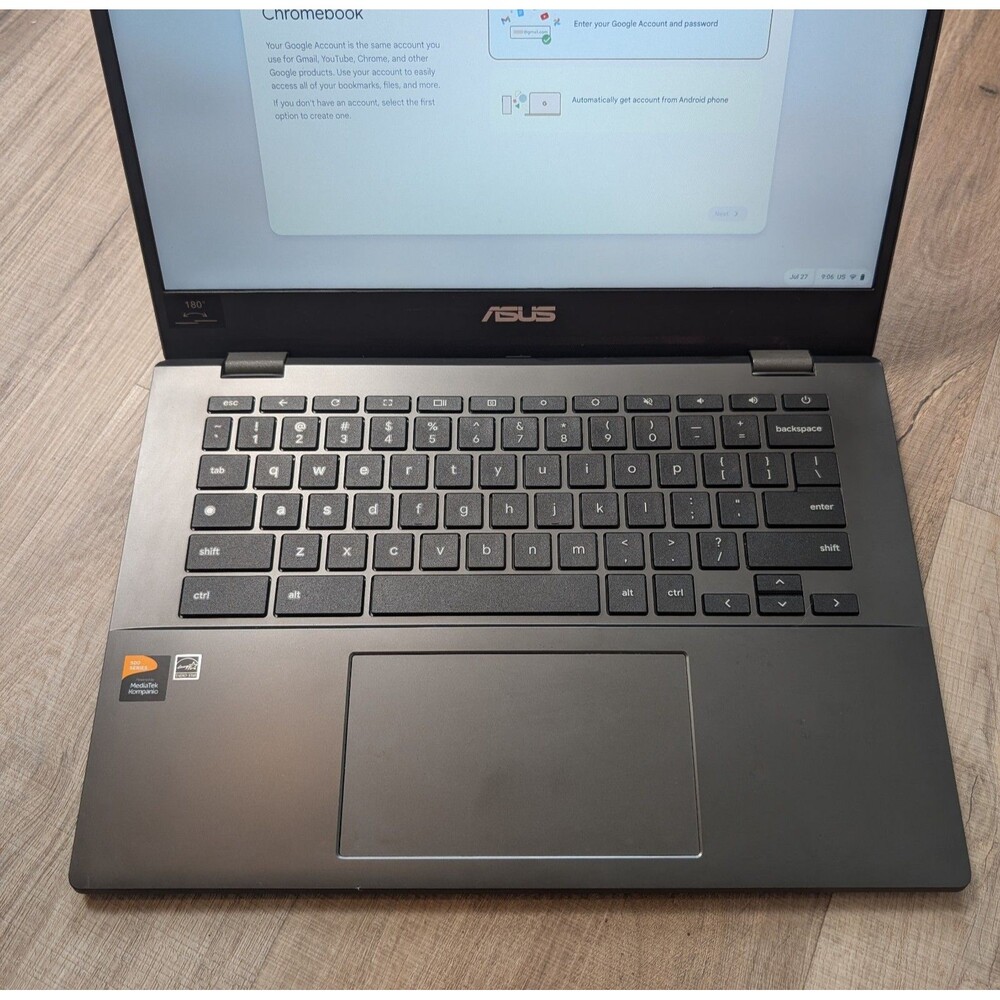 ASUS Chromebook CM14 14" FHD Laptop Grey MediaTek Kompanio 520 4GB 64GB *Read*